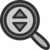 Magnify View Icon Clip Art